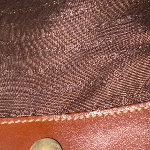 Used in great condition Burberry Beige and Brown Checkered Women's small tote - Picture 5 of 9